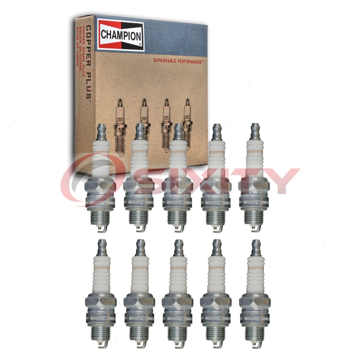 10 pc Champion Industrial 91 Spark Plugs for H14Y AL52 96461 43LS 437 3212 nz