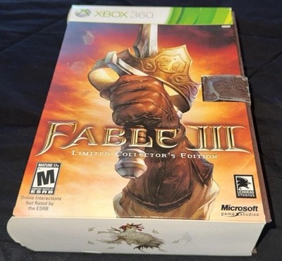 Fable 3 Limited Collector's Edition Microsoft Xbox 360 2010 Complete CIB Tested