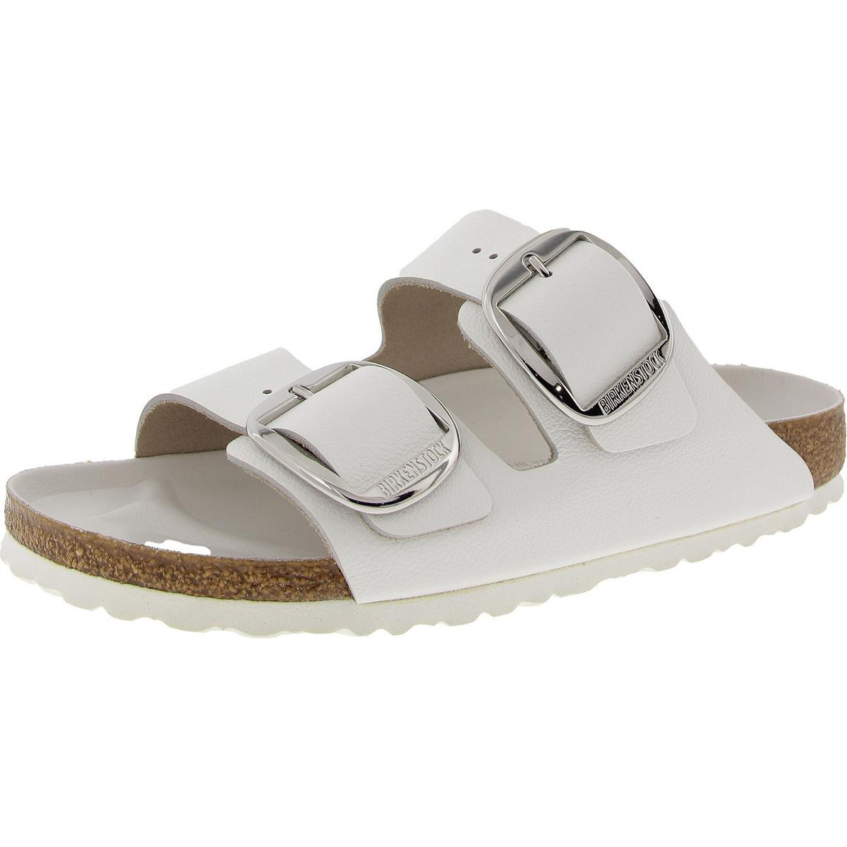Женские белые босоножки на ремешках с пряжкой Birkenstock, размер 41, средний (B,M), BHFO 0405