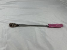 Snap-On USA THRLLF72 1/4" Drive Pink Extra Long Flex Head Quick Release Ratchet