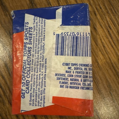 1987 Topps Football Unopened Wax Pack New - Picture 4 of 10