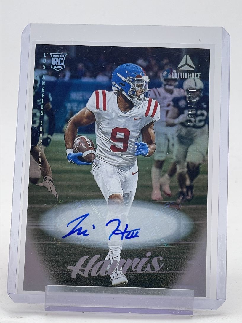 TRE HARRIS 2025 LUMINANCE ROOKIE AUTOGRAPH CHARGERS RC AUTO /700 Q1991