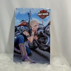 Harley Davidson Metal Sign "Finishing Touch" Scott Jacobs Artwork 2014