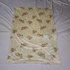 Disney Baby Yellow Winnie the Pooh moon stars sleeping Sherpa Blanket 29x40 in