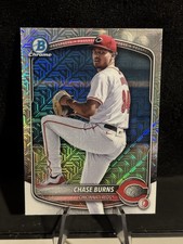 2025 Bowman Chase Burns Mojo Refractor #BCP-122 Cincinnati Reds