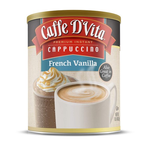 Caffe D Vita Premium Cappuccino Instantáneo Paquete de 6 Café Arábica Puro 2.67 OZ - Imagen 1 de 4