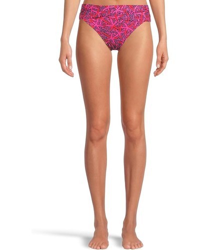 Parte inferior de bikini Lilly Pulitzer Lagoon Sarong para mujer 8 rosa hipster traje de baño BUU534 - Imagen 1 de 10