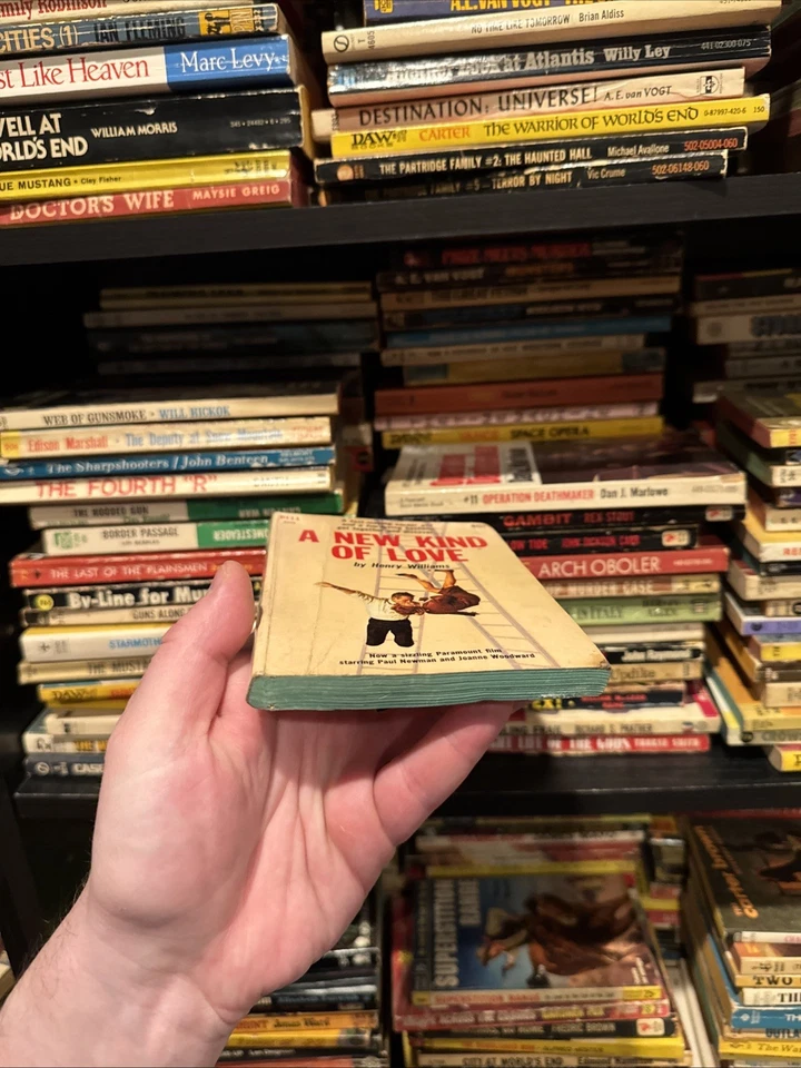 A NEW KIND OF LOVE by Williams, Dell #6329, humor sleaze gga movie vintage pb Foto 3 de 4