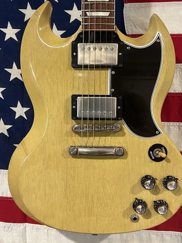 2007 Gibson Custom Shop SG '61 Reissue VOS TV Yellow - Picture 2 of 7
