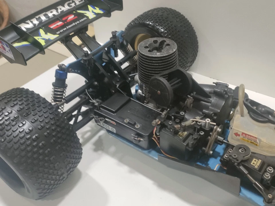 Vintage Tamiya Nitrage 5.2 - 1:8 Nitro Racing Truggy * Rare * - Image 3 of 4