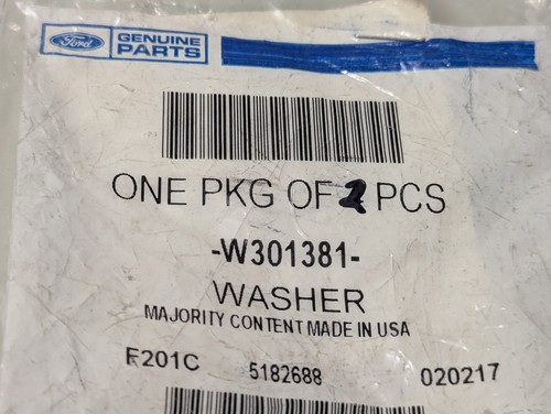 Lot of 2 Genuine Ford Super Duty Brackets W301381 NEW OEM - Picture 2 of 2