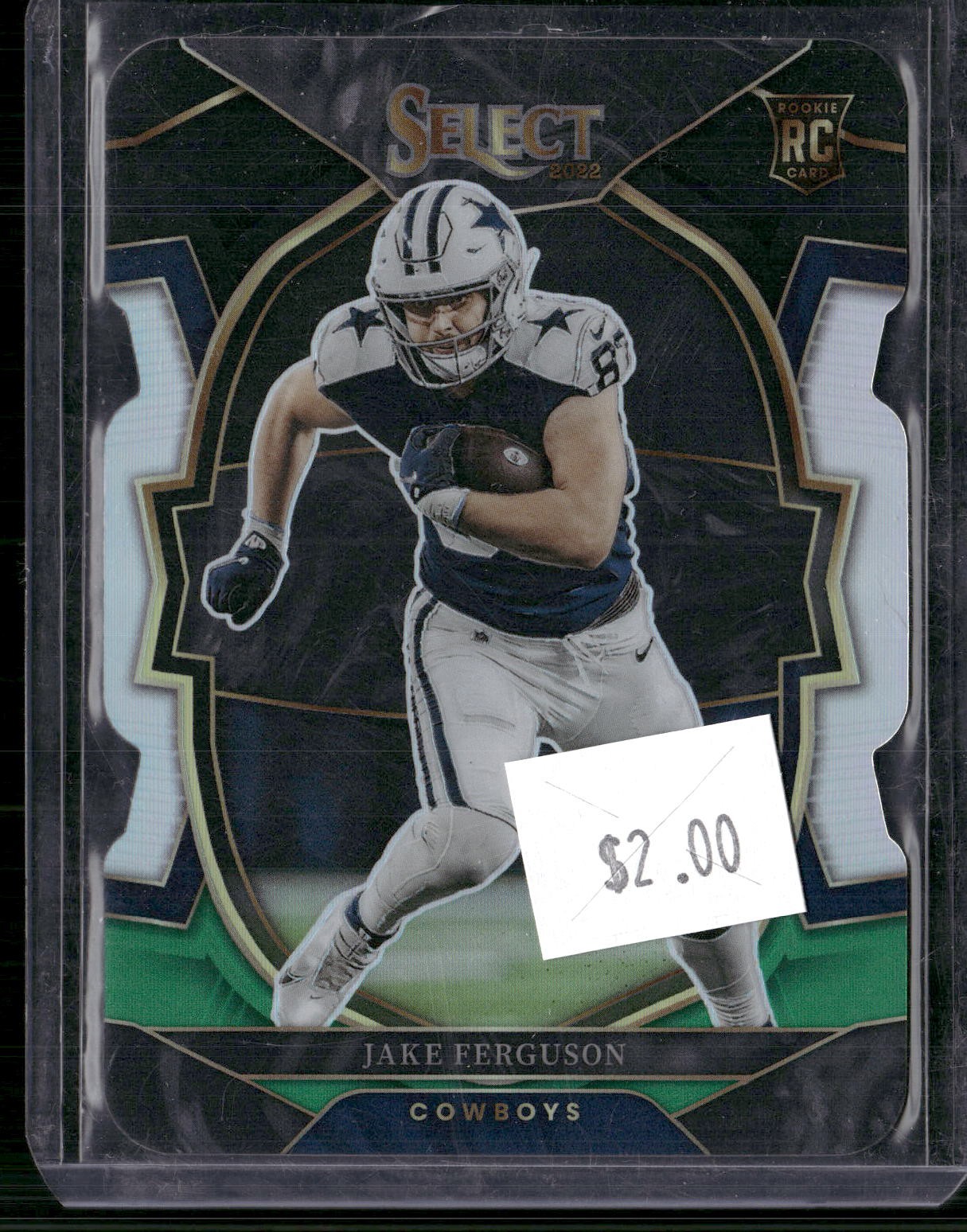 2022 Panini Select #87 Jake Ferguson Silver Prizm Die Cut