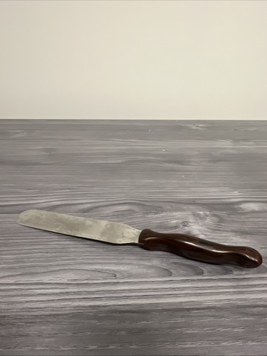 VINTAGE CUTCO 1028 ORANGE SWIRL SPATULA CAKE ICING SPREADER  - Picture 2 of 5