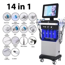 14in1 Hydra Spa Facial Beauty Machine Hydro Dermabrasion Face Skin Cleaning Face