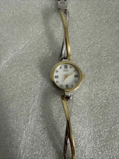 Ladies ESQ Movado Capri Stainless Steel Diamond Accent MOP Dial Bracelet Watch