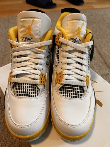 EU 42.5 AIR JORDAN 4 RETRO "VIVID SULFUR" WMNS unisex 27.5cm Not SB Not Fire Red - Bild 5 von 19
