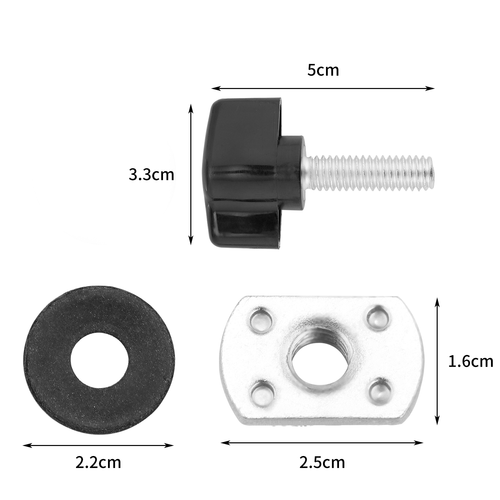For Jeep Wrangler Easy On Off Hard Top Fasteners Nuts Bolts for YJ,TJ Universal - Picture 6 of 11
