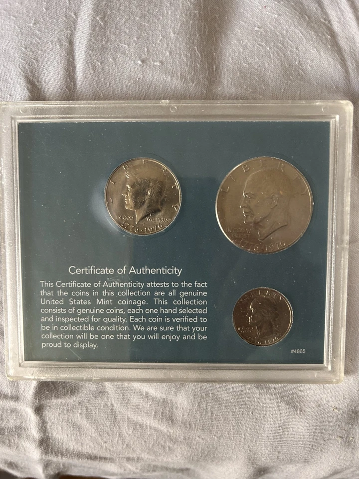 Colección Bicentenario de Estados Unidos 25 aniversario rara Denver Mint Foto 2 de 2