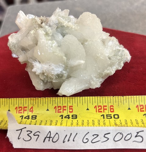 ESPECIMEN MINERALES FORMACIÓN BOLAS DE ESTILBITA Y OKENITA APOFILITA 120 GRAMOS - Imagen 1 de 1