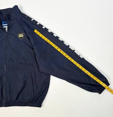 Vintage Team Issued Adidas University Of Notre Dame Jacke Herren L - Bild 9 von 13