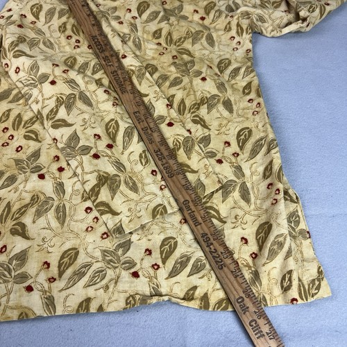 Womens Floral Boho V Neck Tunic Ladies Large Top Blouse Kumbaya Banded Collar - Picture 9 of 9