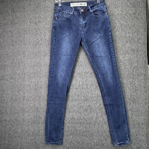 Barbell Apparel Jeans Womens 28 Blue Skinny Stretch Denim Athletic Fit - Picture 2 of 16