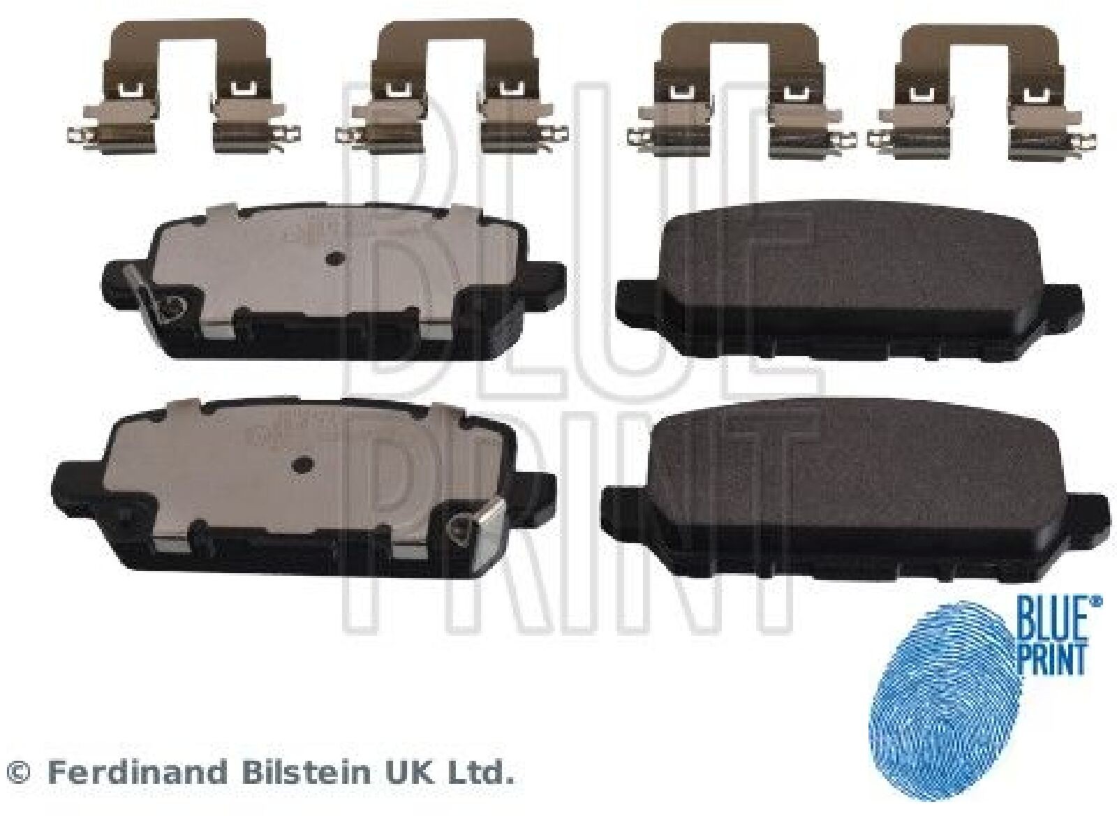 Bremsbelagsatz, Scheibenbremse Hinterachse ADH24299 BLUE PRINT für HONDA CR-Z - Bild 2