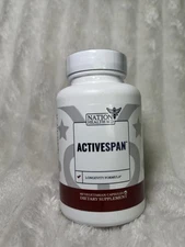 Nation Health MD ActiveSpan Longevity Formula – 60 Veg Capsules – NEW/SEALED