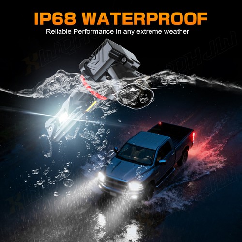 9005 HB3 Mini LED Headlight Bulb 6000K 1600W 260000LM White Hi Beam Front Light - Picture 5 of 10