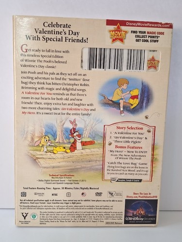 Disney Winnie the Pooh A Valentine for You (DVD 2010 Special Edition) NEW - Picture 2 of 4