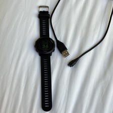 Garmin Forerunner 55 GPS Heart Rate Running Watch 42mm Black + Cable
