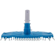 Flexible 12" Weighted Swimming Pool Vacuum Head with EZ Clip Pole Handle, Spa