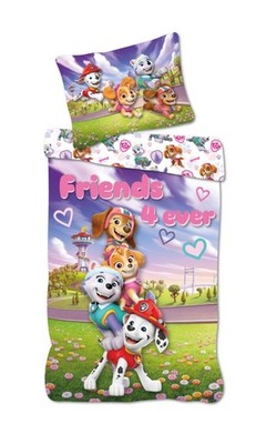 PAW Patrol Liberty Skye Everest Marshall Bettwäsche-Set 135x200 80x80 Baumwolle