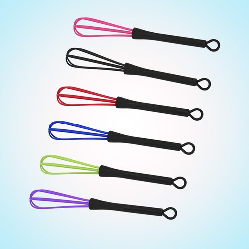 6 PCS Hair Dye Mixer Hairdressing Whisk Colour Mixing Tool Cream Stirrer - Foto 9 di 11