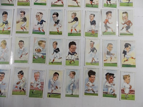 Juego completo de 50 tarjetas de cigarrillo Wills Rugby International serie 1929 - Imagen 5 de 10