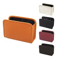 Car Seat Storage Box Leather Car Seat Storage Pocket Portable Foldable