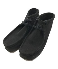 CLARKS Wallabee Boot in Black Suede/ Size 22.5cm