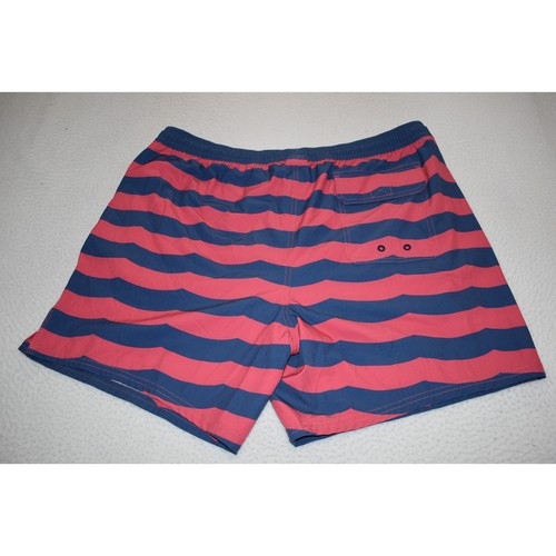 Vineyard Vines Swimming Trunks Shorts Mens Size XL Surfing Blue Pink Fish Flag - Picture 6 of 6
