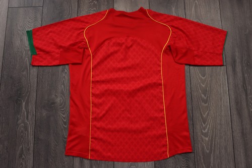 CAMISETA DE FUTBOL LOCAL DE LA SELECCIÓN PORTUGAL 2004-2006 MAGLIA NIKE TALLA XL - Imagen 10 de 10