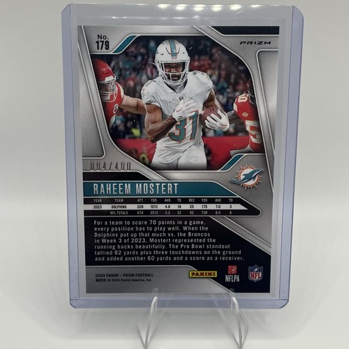 2024 Panini Prizm Football Pandora Prizm Raheem Mostert /400 - Picture 2 of 2