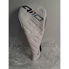 TaylorMade Qi10 Driver Headcover White Blue Golf Club Head Cover New