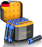 Wiederaufladbar Lithium Akkus Aa 12-Pack Mit LadegeräT, 1,5V 3600Mwh Hohe Kapazi