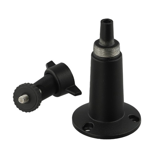 Sturdy Wall Mounts for Security Cameras Set of 3 Adjustable Holders Black - Picture 10 of 12