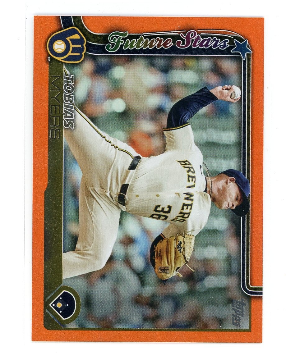 2025 Topps Series 2 Tobias Myers Orange Foil #7/25 (RB)
