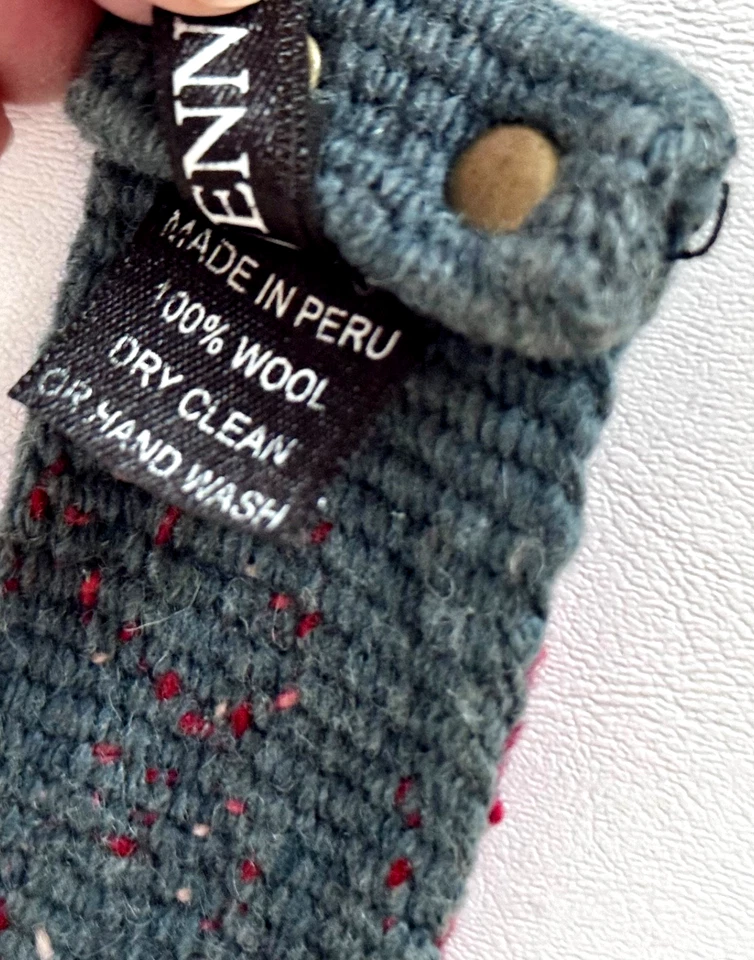 Cinturón Jenny Krauss 100% Lana Talla Mediana Bordado Hecho a Mano/Tejido en Perú Foto 2 de 4