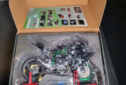 1:6 Kawasaki H2r Ninja Aleación Die Cast Motocicleta Modelo Vehículo de Juguete Juguete de Gran Tamaño - Imagen 2 de 5