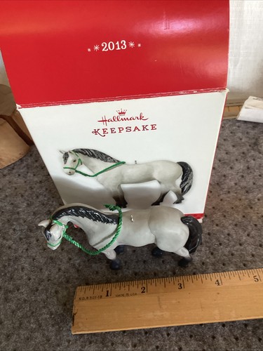 2013 Traumpferd Punze Andenken Ornament grau Urlaub Halfter Debra Murray - Bild 5 von 5