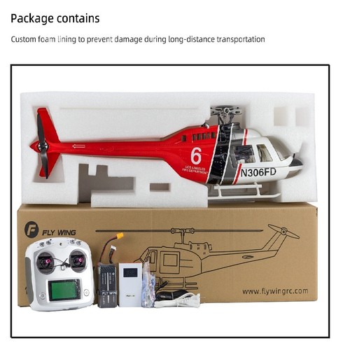 Fly Wing Bell 206 V3 6CH GPS 3D Auto-Return Hovering Aircraft RC Helicopter - Picture 11 of 33