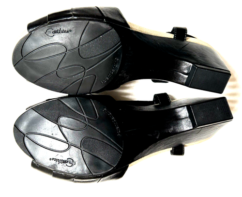 Earthies SONOMA Peep Toe Black Leather Brand-New Women's Size 10B Sandals - Picture 13 of 13