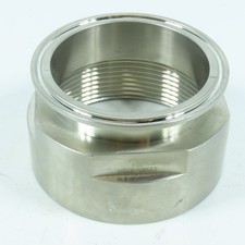 Dixon 22MP-G300 3" Tri Clamp Adapter 304 Sanitary Stainless Steel Clamp x FNPT